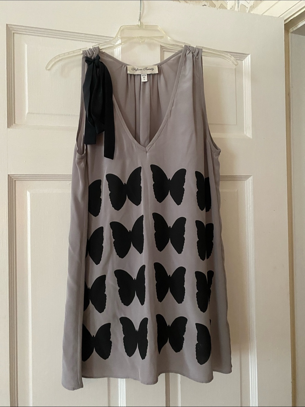 Fifteen Twenty Silk Long Top. Sz. S